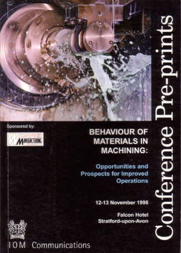 Book cover for Behaviour of Materials in Machining