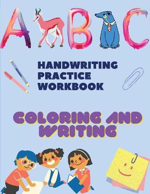 Book cover for Handwriting Practice Workbook, Coloring and tracing Books