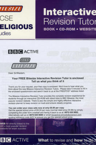 Cover of GCSE Religious Studies BIRT Gratis Book and Letter