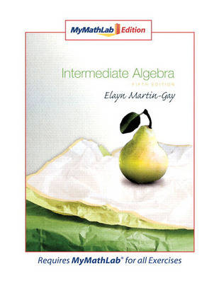 Book cover for Intermediate Algebra, MyLab Math Edition