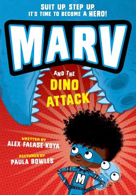 Book cover for Marv and the Dino Attack: from the multi-award nominated Marv series