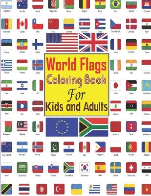 Book cover for World Flags Coloring Book