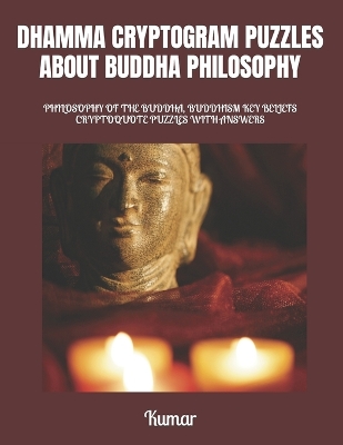 Book cover for Dhamma Cryptogram Puzzles about Buddha Philosophy