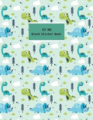 Book cover for Dino Blank Sticker Book