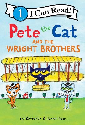 Book cover for Pete the Cat and the Wright Brothers