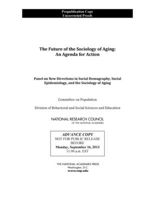 Cover of New Directions in the Sociology of Aging