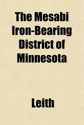 Book cover for The Mesabi Iron-Bearing District of Minnesota