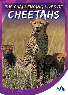 Book cover for The Challenging Lives of Cheetahs