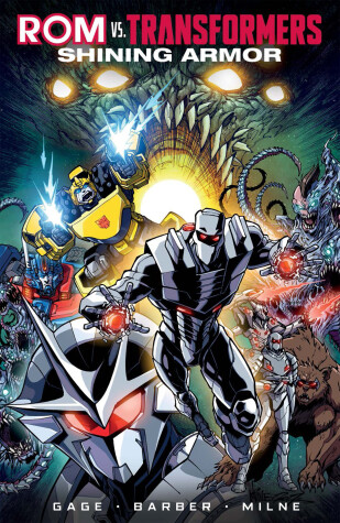 Book cover for Rom vs. Transformers: Shining Armor