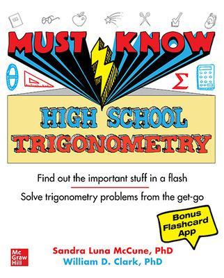 Book cover for Must Know High School Trigonometry