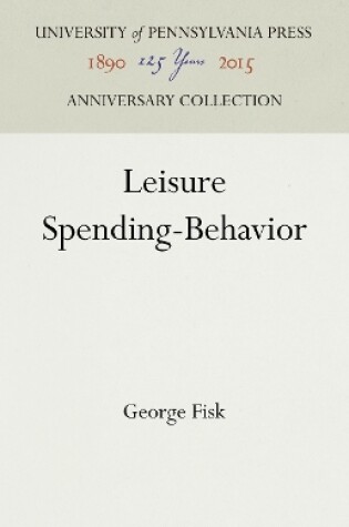 Cover of Leisure Spending-Behavior