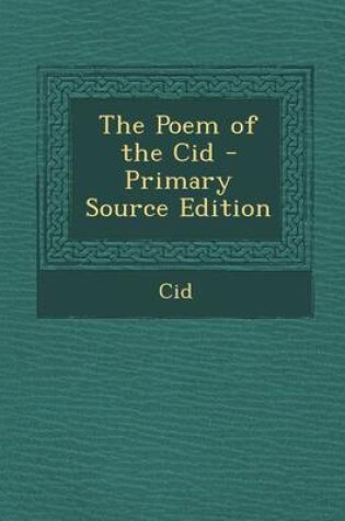 Cover of Poem of the Cid