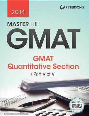 Book cover for Master the GMAT 2014