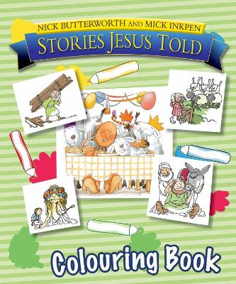Book cover for Stories Jesus Told Colouring Book