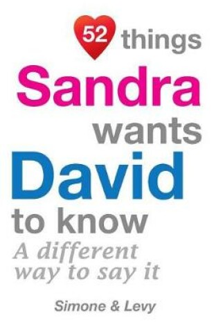 Cover of 52 Things Sandra Wants David To Know