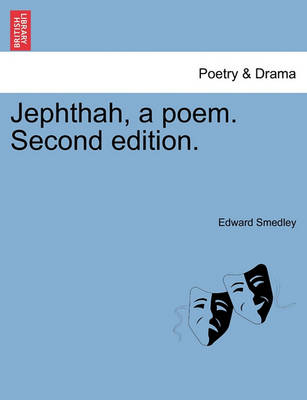 Book cover for Jephthah, a Poem. Second Edition.