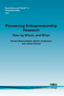 Book cover for Pioneering Entrepreneurship Research