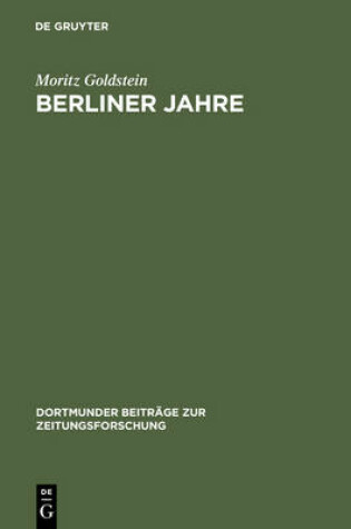 Cover of Berliner Jahre