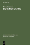 Book cover for Berliner Jahre