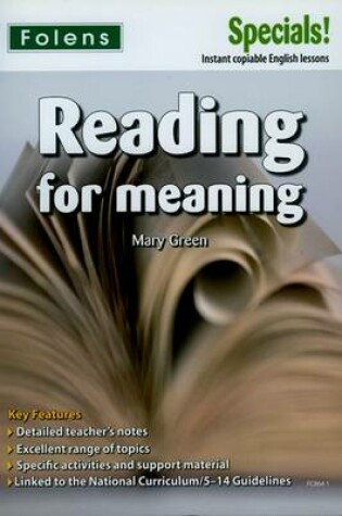 Cover of Secondary Specials! English: Reading for Meaning