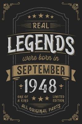 Book cover for Real Legends were born in September 1948