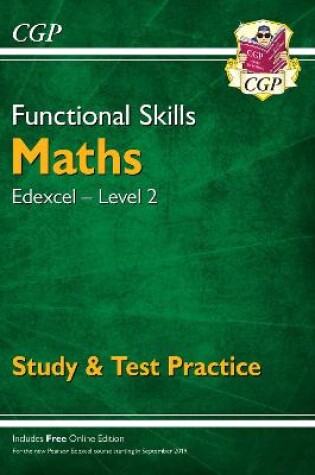 Cover of Functional Skills Maths: Edexcel Level 2 - Study & Test Practice