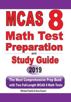 Book cover for MCAS 8 Math Test Preparation and study guide