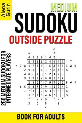 Book cover for Medium Sudoku Outside Puzzle Book for Adults