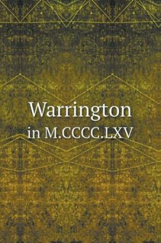 Cover of Warrington in M.CCCC.LXV