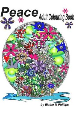Cover of Peace Adult Colouring Book
