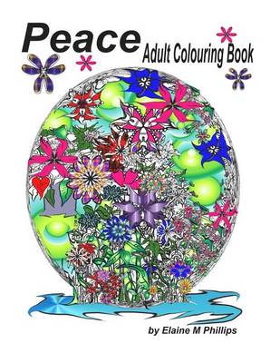 Book cover for Peace Adult Colouring Book