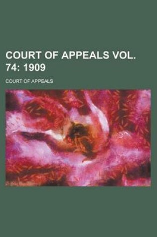 Cover of Court of Appeals Vol. 74