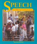 Book cover for Speech for Effective Communication