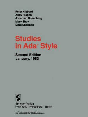 Book cover for Studies in Ada® Style