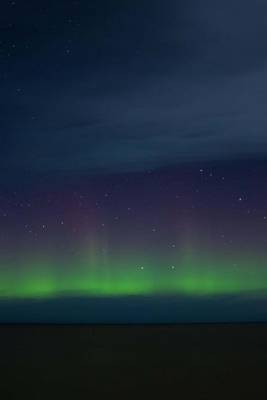 Book cover for Northern Lights in the Horizon (Aurora Borealis) in Alaska