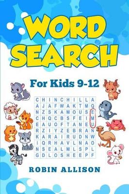 Book cover for Word Search for Kids Ages 9-12