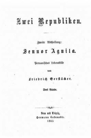 Cover of Sennor Aguila Peruanisches Lebensbild