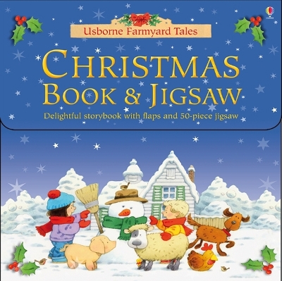Book cover for Christmas Book and Jigsaw