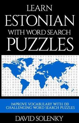 Book cover for Learn Estonian with Word Search Puzzles