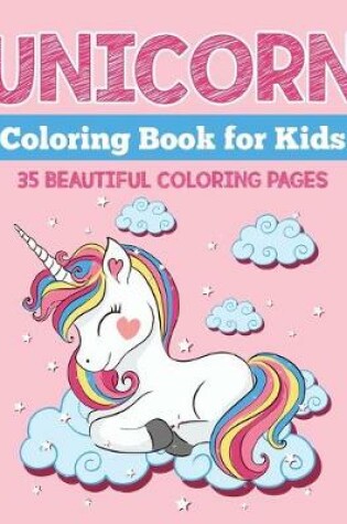 Cover of Unicorn Coloring Book for Kids