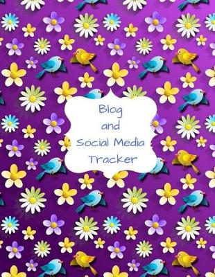 Book cover for Blog and Social Media Tracker