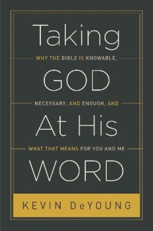 Cover of Taking God At His Word