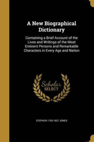 Cover of A New Biographical Dictionary