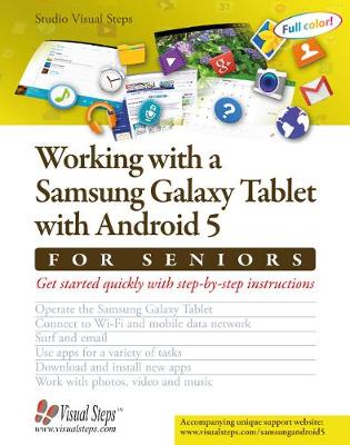 Book cover for Working With a Samsung Galaxy Tablet With Android 5 for Seniors