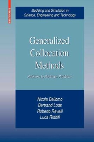 Cover of Generalized Collocation Methods