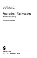 Book cover for Statistical Estimation Asymptotic Theory