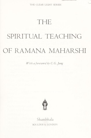 Cover of Spirtual Teach Raman 877730245