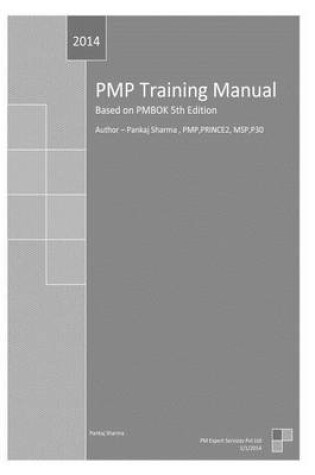 Cover of PMP Training Manual