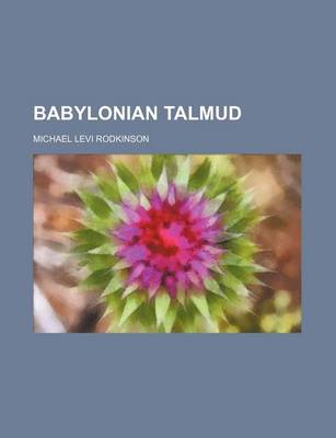 Book cover for Babylonian Talmud (Volume 2 Section Moed)