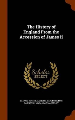 Cover of The History of England From the Accession of James Ii